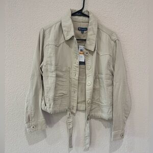 Democracy Light Tan Utility Jacket